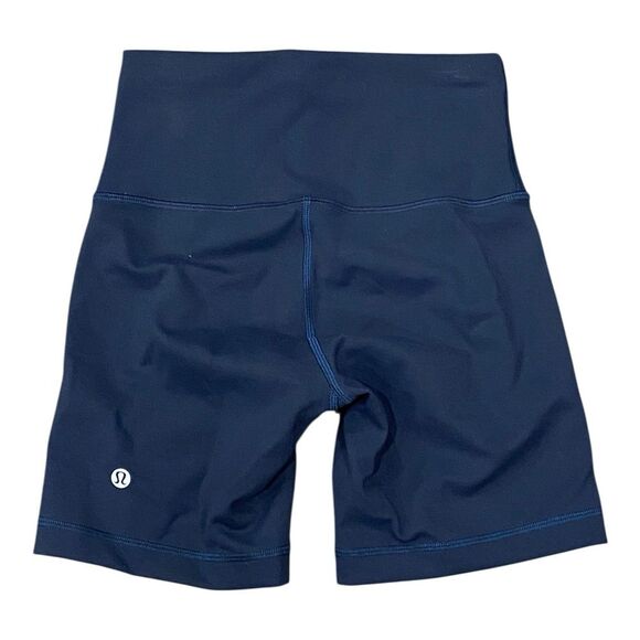 Lululemon Wunder Train High-Rise Shorts 6" True Navy Size 4 - Picture 7 of 9